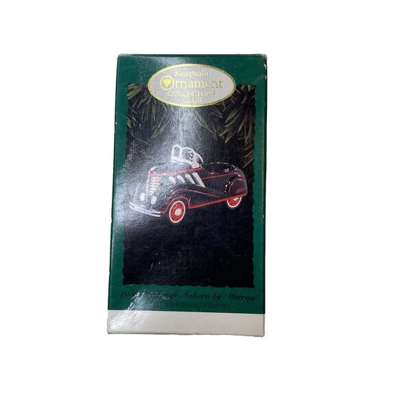 1996 Hallmark KOC 1937 STEELCRAFT AUBURN by MURRAY Ornament Kiddie Car Classics - Picture 2 of 11